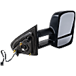 2014 Chevrolet Silverado 1500 - Passenger Side Towing Mirror, Power Adjust, Heated, Textured Black, Manual Folding, No Signal Light, With Blind Spot Glass, No Memory, No Puddle Light, No Auto-Dimming
