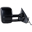 2014 Chevrolet Silverado 1500 - Passenger Side Towing Mirror, Power Adjust, Heated, Textured Black, Manual Folding, No Signal Light, With Blind Spot Glass, No Memory, No Puddle Light, No Auto-Dimming