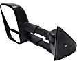2006 Chevrolet Tahoe - Driver Side Towing Mirror, Manual Adjust, Non-Heated, Textured Black, Manual Folding, No Signal Light, No Blind Spot Feature, No Memory, No Puddle Light, No Auto-Dimming