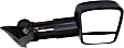 Passenger Side Towing Mirror, Manual Adjust, Manual Folding, Non-Heated, Textured Black, No Signal Light, No Memory, No Puddle Light, No Auto-Dimming, With Blind Spot Glass