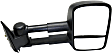 Passenger Side Towing Mirror, Manual Adjust, Manual Folding, Non-Heated, Textured Black, No Signal Light, No Memory, No Puddle Light, No Auto-Dimming, With Blind Spot Glass