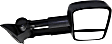 Passenger Side Towing Mirror, Manual Adjust, Manual Folding, Non-Heated, Textured Black, No Signal Light, No Memory, No Puddle Light, No Auto-Dimming, With Blind Spot Glass