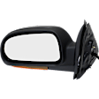 2002 Chevrolet Trailblazer EXT - Driver Side Mirror, Power Adjust, Heated, Textured Black, Manual Folding, In-housing Signal Light, No Blind Spot Feature, No Memory, No Puddle Light, No Auto-Dim