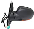 2002 Chevrolet Trailblazer EXT - Driver Side Mirror, Power Adjust, Heated, Textured Black, Manual Folding, In-housing Signal Light, No Blind Spot Feature, No Memory, No Puddle Light, No Auto-Dim