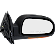 Passenger Side Mirror, Power, Manual Folding, Heated, Textured Black, In-housing Signal Light, No Memory, No Puddle Light, No Auto-Dimming, No Blind Spot Feature