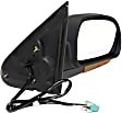 Passenger Side Mirror, Power, Manual Folding, Heated, Textured Black, In-housing Signal Light, No Memory, No Puddle Light, No Auto-Dimming, No Blind Spot Feature