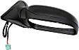Passenger Side Mirror, Power, Manual Folding, Heated, Textured Black, In-housing Signal Light, No Memory, No Puddle Light, No Auto-Dimming, No Blind Spot Feature