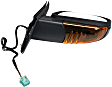 Passenger Side Mirror, Power, Manual Folding, Heated, Textured Black, In-housing Signal Light, No Memory, No Puddle Light, No Auto-Dimming, No Blind Spot Feature
