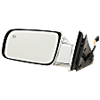 Driver Side Mirror, Non-Towing, Power Adjust, Manual Folding, Heated, Chrome, No Signal Light, No Memory, No Puddle Light, No Auto-Dimming, No Blind Spot Feature