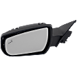 Driver Side Mirror, Power Adjust, Manual Folding, Heated, Paintable, In-Housing Signal Light, No Memory, No Puddle Light, No Auto-Dimming, With Blind Spot Detection in Glass