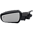 Driver Side Mirror, Power Adjust, Manual Folding, Heated, Paintable, In-Housing Signal Light, No Memory, No Puddle Light, No Auto-Dimming, With Blind Spot Detection in Glass