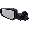 Driver Side Mirror, Power Adjust, Manual Folding, Heated, Paintable, In-Housing Signal Light, With Memory, With Puddle Light, With Auto-Dimming, With Blind Spot Detection in Glass