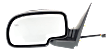 Driver Side Mirror, Non-Towing, Power Adjust, Manual Folding, Heated, Paintable, No Signal Light, No Memory, No Puddle Light, No Auto-Dimming, No Blind Spot Feature