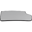 2015-2019 GMC Sierra 2500 HD - Passenger Side, Lower Mirror Glass, Non-Heated, No Blind Spot Feature