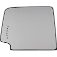 2015-2019 GMC Sierra 3500 HD - Driver Side, Upper Mirror Glass, Heated, No Blind Spot Feature