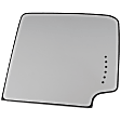 2015-2019 GMC Sierra 3500 HD - Passenger Side, Upper Mirror Glass, Heated, No Blind Spot Feature