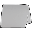 2015-2019 GMC Sierra 3500 HD - Passenger Side, Upper Mirror Glass, Heated, No Blind Spot Feature