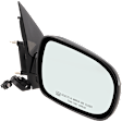 Passenger Side Mirror, Power Adjust, Manual Folding, Heated, Paintable, No Signal Light, No Memory, No Puddle Light, No Auto-Dimming, No Blind Spot Feature