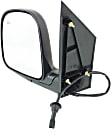 Driver Side Mirror, Non-Towing, Power Adjust, Manual Folding, Heated, Textured Black, No Signal Light, No Memory, No Puddle Light, No Auto-Dimming, No Blind Spot Feature
