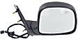 Passenger Side Mirror, Non-Towing, Power Adjust, Manual Folding, Heated, Textured Black, No Signal Light, No Memory, No Puddle Light, No Auto-Dimming, No Blind Spot Feature