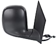 Passenger Side Mirror, Non-Towing, Power Adjust, Manual Folding, Heated, Textured Black, No Signal Light, No Memory, No Puddle Light, No Auto-Dimming, No Blind Spot Feature