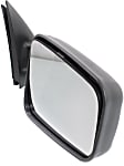 Passenger Side Towing Mirror, Manual Adjust, Non-Heated, Manual Folding, Textured Black, No Signal Light, No Memory, No Puddle Light, No Auto-Dim, No Blind Spot Feature