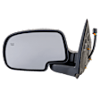 Driver Side Mirror, Non-Towing, Power, Manual Folding, Heated, Textured Black, No Signal Light, No Memory, With Puddle Light, No Auto-Dimming, No Blind Spot Feature