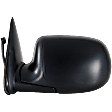 Driver Side Mirror, Non-Towing, Power, Manual Folding, Heated, Textured Black, No Signal Light, No Memory, With Puddle Light, No Auto-Dimming, No Blind Spot Feature