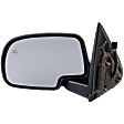 Driver Side Mirror, Non-Towing, Power, Manual Folding, Heated, Textured Black, No Signal Light, No Memory, With Puddle Light, No Auto-Dimming, No Blind Spot Feature