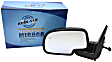 Driver Side Mirror, Non-Towing, Power, Manual Folding, Heated, Textured Black, No Signal Light, No Memory, With Puddle Light, No Auto-Dimming, No Blind Spot Feature