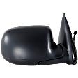 Passenger Side Mirror, Non-Towing, Power Adjust, Manual Folding, Heated, Textured Black, No Signal Light, No Memory, With Puddle Light, No Auto-Dimming, No Blind Spot Feature