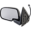 Driver Side Mirror, Non-Towing, Power Adjust, Manual Folding, Heated, Textured Black, No Signal Light, No Memory, No Puddle Light, No Auto-Dimming, No Blind Spot Feature