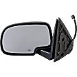Driver Side Mirror, Non-Towing, Power Adjust, Manual Folding, Heated, Textured Black, No Signal Light, No Memory, No Puddle Light, No Auto-Dimming, No Blind Spot Feature