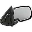 Passenger Side Mirror, Non-Towing, Power Adjust, Manual Folding, Heated, Textured Black, No Signal Light, No Memory, No Puddle Light, No Auto-Dimming, No Blind Spot Feature