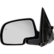 Driver Side Mirror, Non-Towing, Power Adjust, Heated, Manual Folding, Paintable, No Signal Light, No Memory, No Puddle Light, No Auto-Dimming, No Blind Spot Feature
