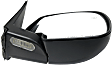 Passenger Side Mirror, Non-Towing, Power, Manual Folding, Heated, Paintable, No Signal Light, No Memory, With Puddle Light, No Auto-Dimming, No Blind Spot Feature