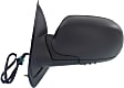 Driver Side Mirror, Power, Manual Folding, Heated, Textured Black, No Signal Light, No Memory, No Puddle Light, No Auto-Dimming, No Blind Spot Feature, 1st Design