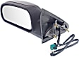 Driver Side Mirror, Power, Manual Folding, Heated, Textured Black, No Signal Light, No Memory, No Puddle Light, No Auto-Dimming, No Blind Spot Feature, 1st Design