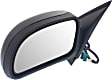 Driver Side Mirror, Power, Manual Folding, Heated, Textured Black, No Signal Light, No Memory, No Puddle Light, No Auto-Dimming, No Blind Spot Feature, 1st Design