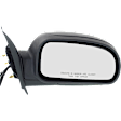 Passenger Side Mirror, Power, Manual Folding, Heated, Textured Black, No Signal Light, No Memory, No Puddle Light, No Auto-Dimming, No Blind Spot Feature, 1st Design