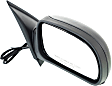 Passenger Side Mirror, Power, Manual Folding, Heated, Textured Black, No Signal Light, No Memory, No Puddle Light, No Auto-Dimming, No Blind Spot Feature, 1st Design