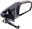 Passenger Side Mirror, Power, Manual Folding, Heated, Textured Black, No Signal Light, No Memory, No Puddle Light, No Auto-Dimming, No Blind Spot Feature, 1st Design