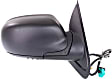 Passenger Side Mirror, Power, Manual Folding, Heated, Textured Black, No Signal Light, No Memory, No Puddle Light, No Auto-Dimming, No Blind Spot Feature, 1st Design