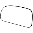 Driver Side Mirror Glass, Non-Heated, No Blind Spot Feature