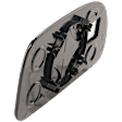 Driver Side Mirror Glass, Non-Heated, No Blind Spot Feature