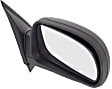Passenger Side Mirror, Manual Adjust, Non-Heated, Manual Folding, Textured Black, No Signal Light, No Memory, No Puddle Light, No Auto-Dimming, No Blind Spot Feature
