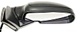 Passenger Side Mirror, Power Adjust, Heated, Manual Folding, Textured Black, No Signal Light, No Memory, No Puddle Light, No Auto-Dim, No Blind Spot Feature