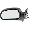 Driver Side Mirror, Power Adjust, Manual Folding, Heated, Textured Black, In-housing Signal Light, With memory, No Puddle Light, No Auto-Dimming, No Blind Spot Feature