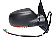 Passenger Side Mirror, Power Adjust, Manual Folding, Heated, Textured Black, In-housing Signal Light, With memory, No Puddle Light, No Auto-Dimming, No Blind Spot Feature