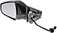 2014 Cadillac SRX Luxury - Driver Side Mirror, Power Adjust, Heated, Paintable, Manual Folding, No Signal Light, No Blind Spot Feature, No Memory, No Puddle Light, No Auto-Dimming